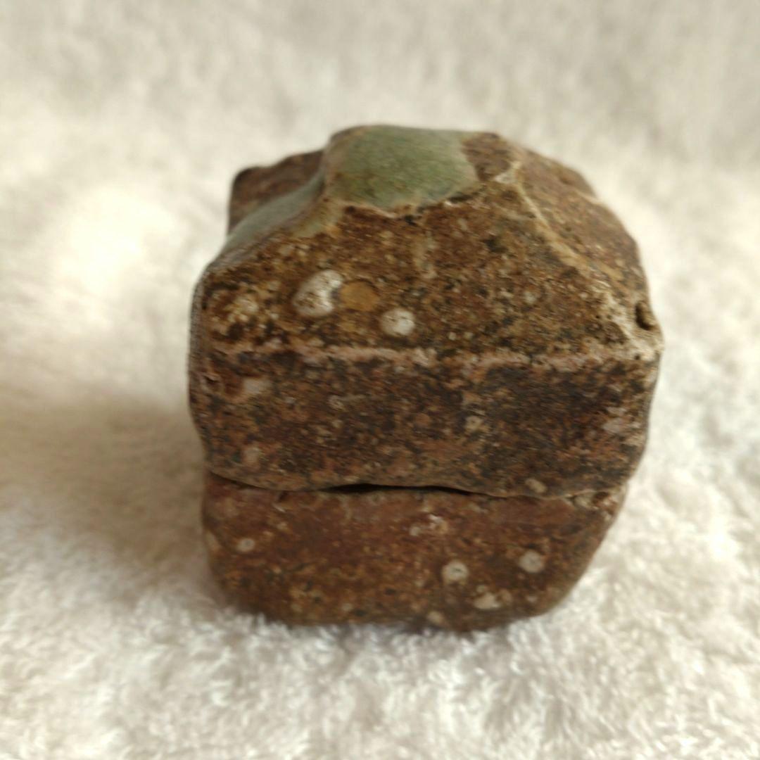 茶道具　香合　辻堂　しがらき焼　時代　共箱