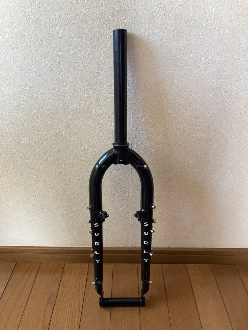surly troll フロントフォーク ブルーラグ サーリー クロモリ サルサ