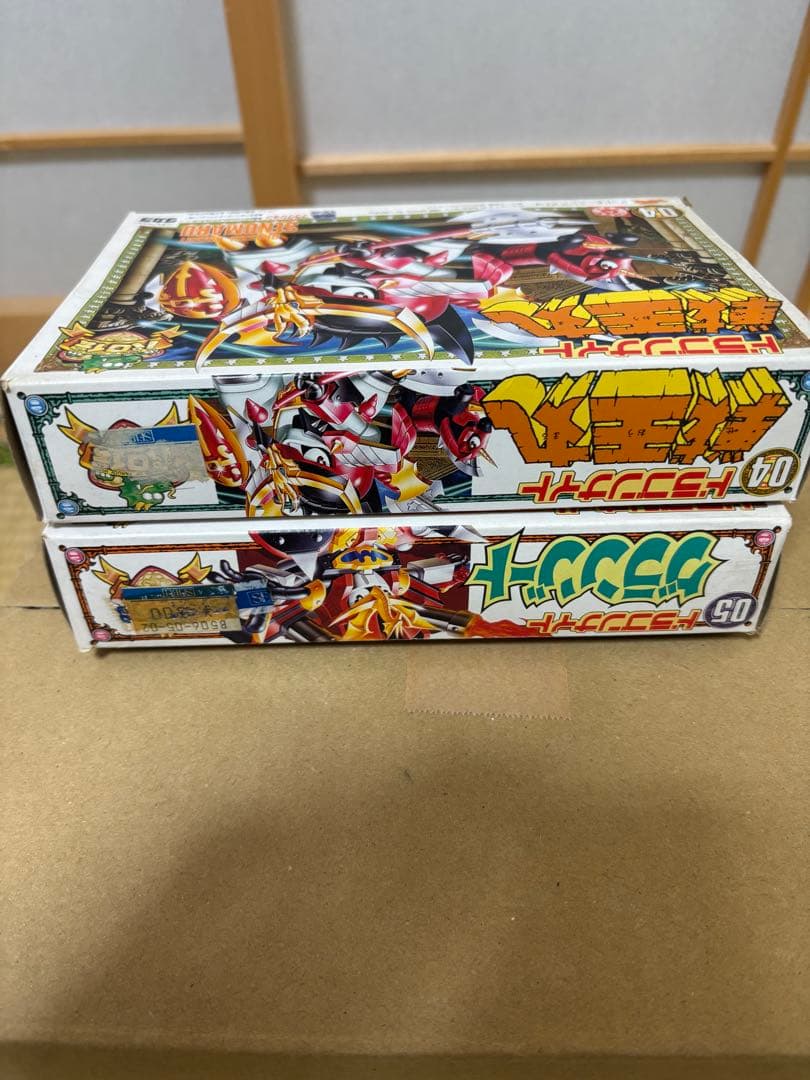 【当時物・完成品箱説付】パロ伝 ドラゴンナイト 戦王丸＆グランゾート 2体セット