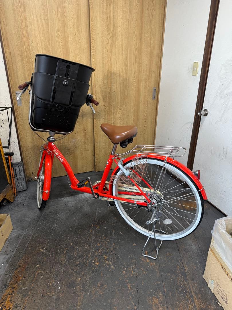 中古車　子供乗せ自転車　22/26インチ　LEDダイナモライト　3段変速　美品