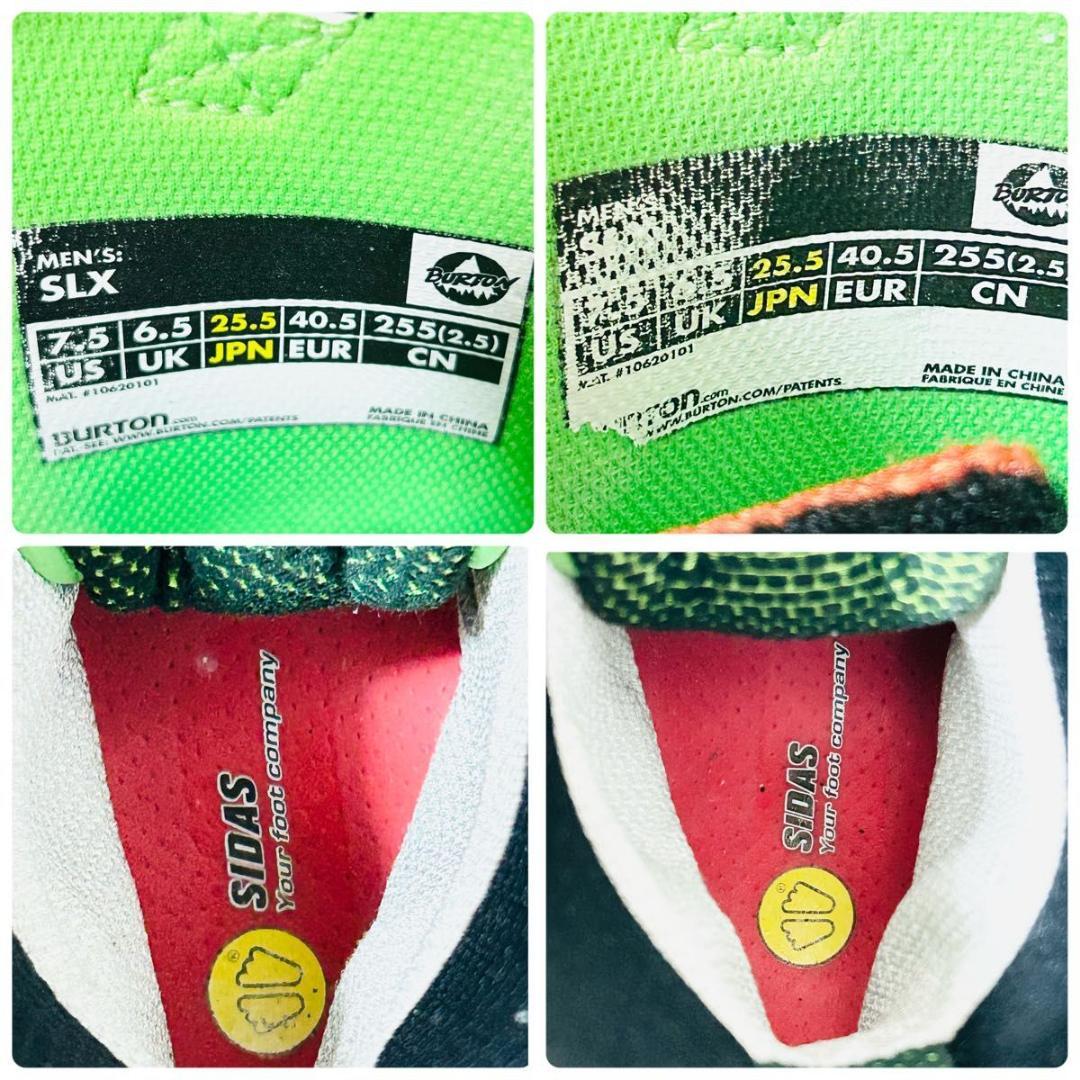 未使用級 最上級 BURTON SLX 25.5cm シダスインソール付