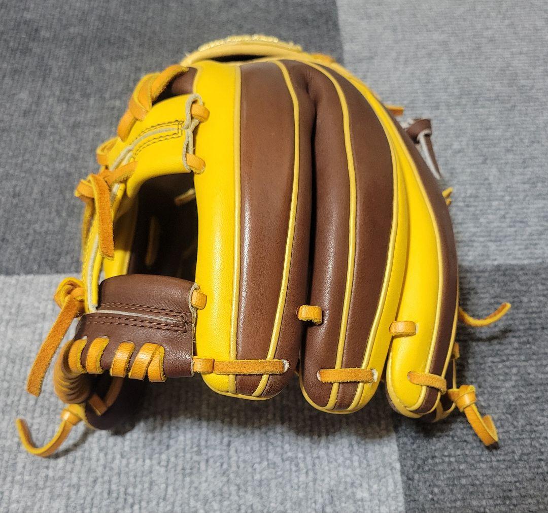 Wilson 軟式グローブ イエロー ブラウン