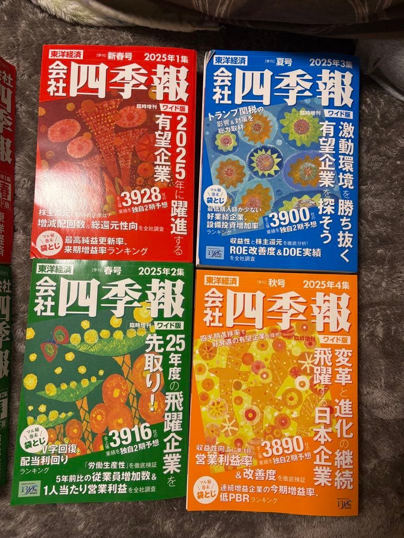 会社四季報 2024年・2025年版 8冊セット