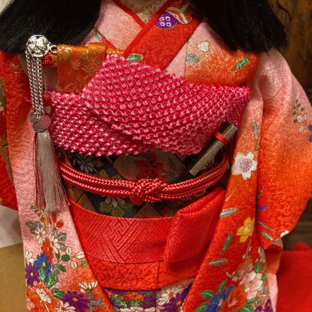 作家物/かわいい市松人形/公司作/日本製/高さ40cm/紙元箱/栞/保管状態良好