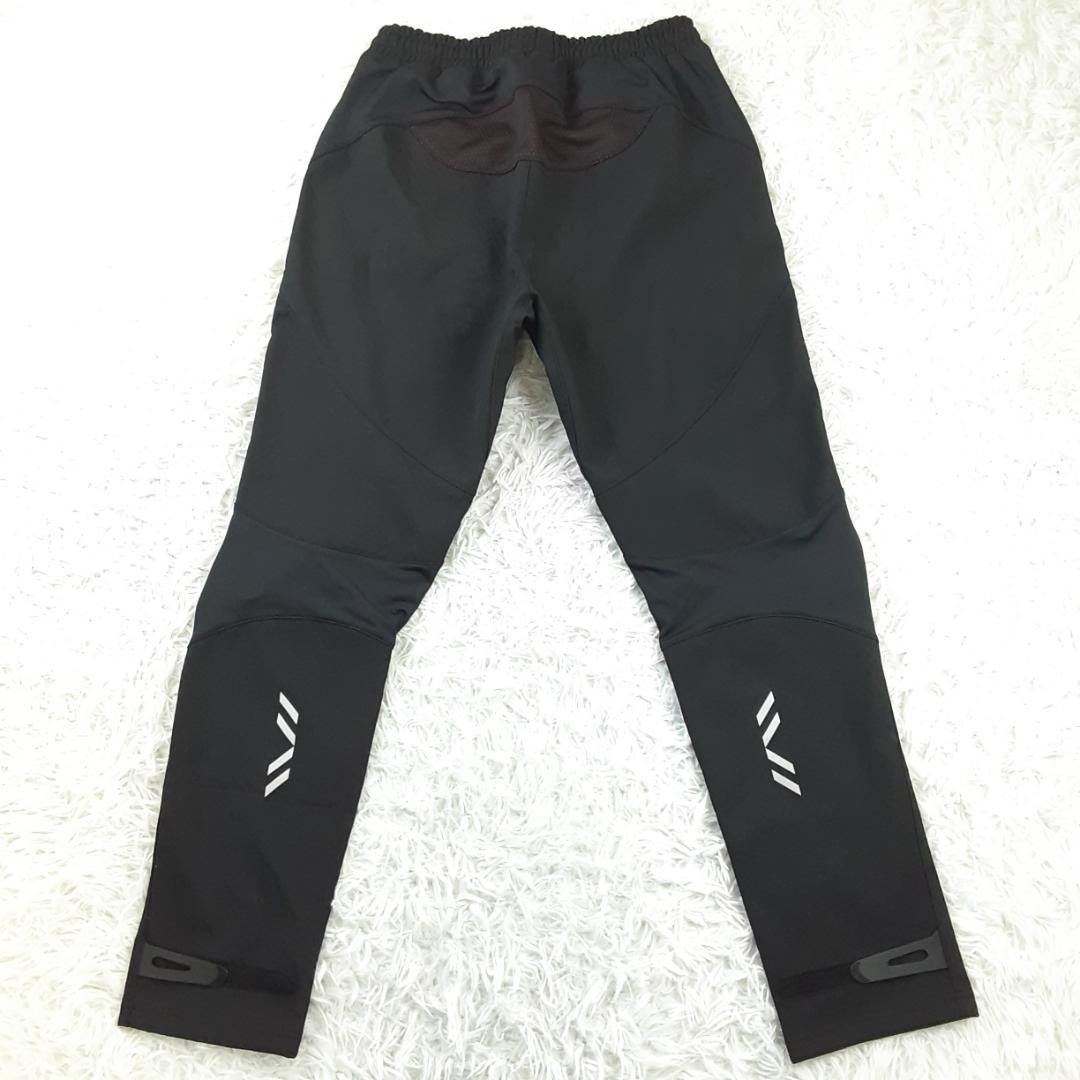 美品◎ROCKBROS ロックブロス サイクルジャージセットアップ 黒 防風防寒