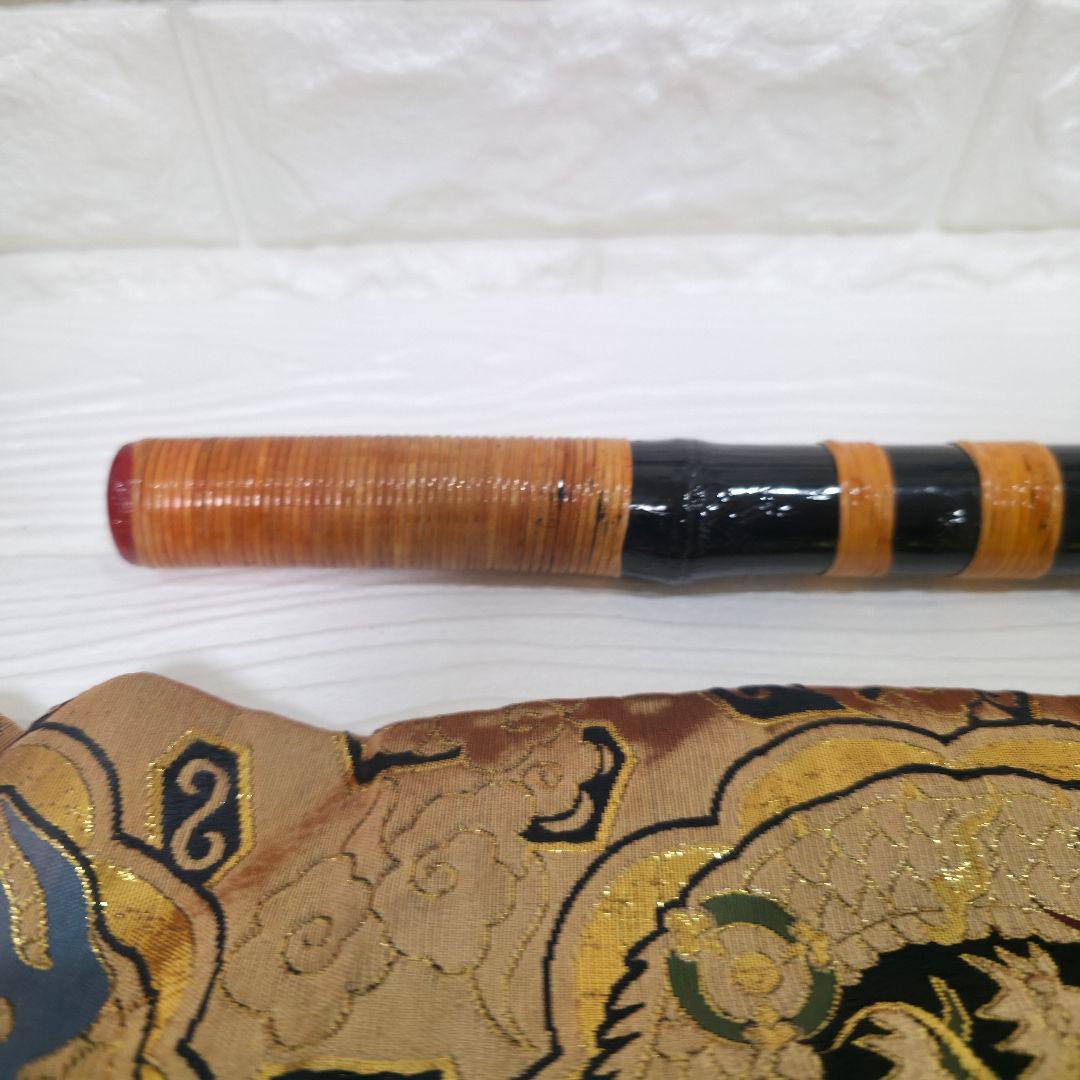 【453】だんじり祭り　だんじり　篠笛　日本和楽器　黒　ブラック