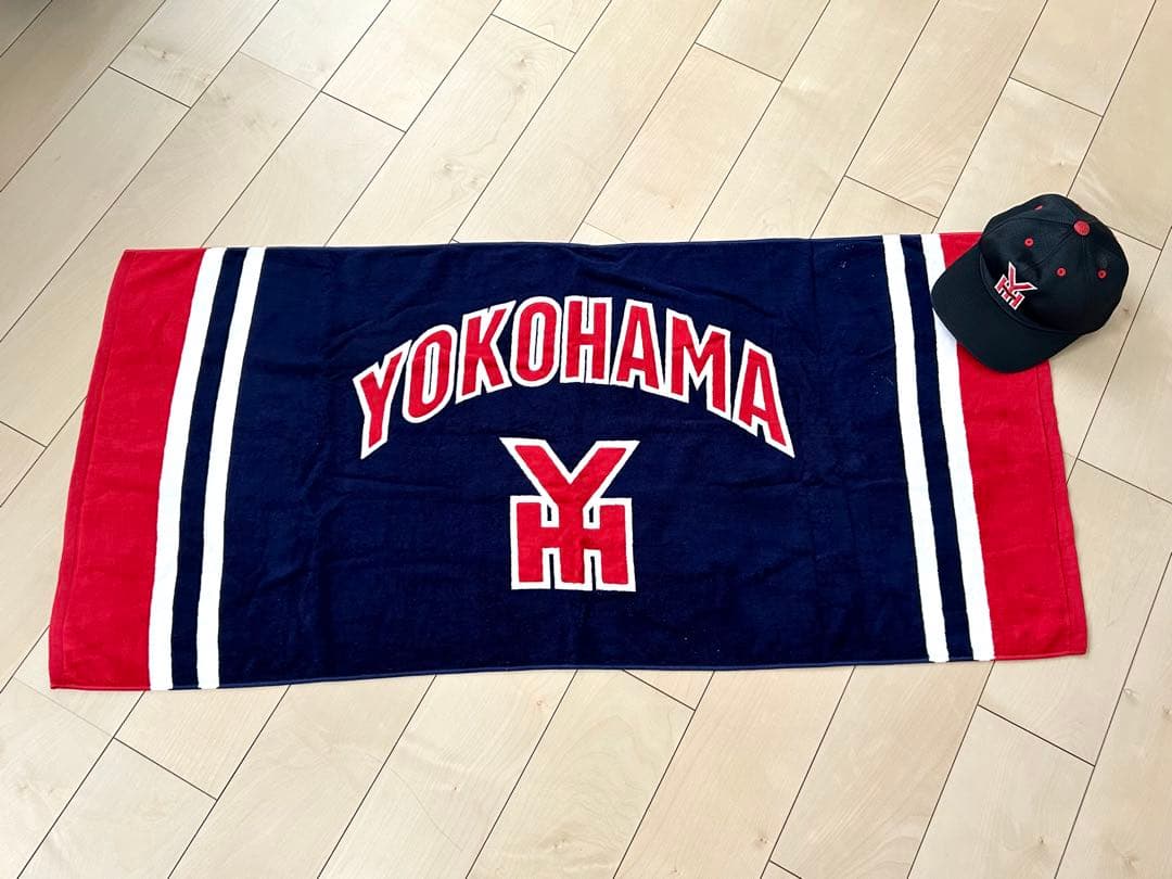 入手困難　YOKOHAMA 横浜高校 タオル　レア　応援 横高　特大　バスタオル