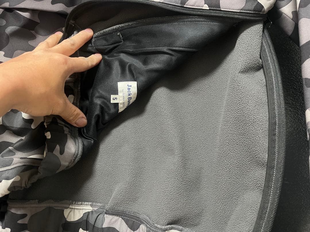 JACK BUNNY 迷彩柄 ジップアップジャケット