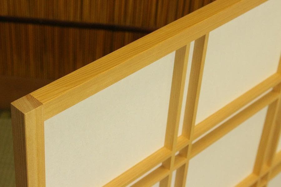 茶道具 風炉先屏風 障子 嵯峨 大覚寺 間仕切り 衝立(A468)