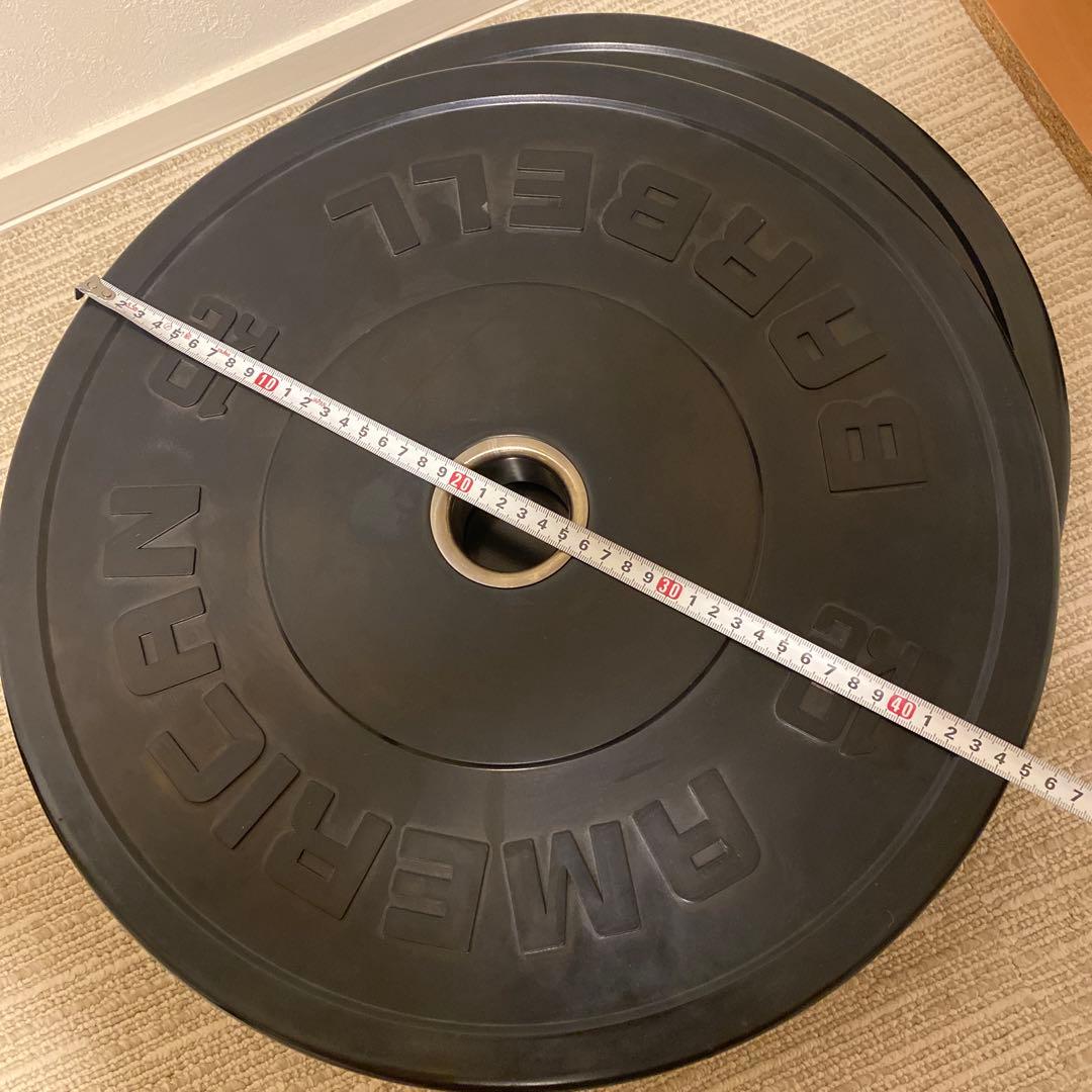 AMERICAN Barbell 10kg バンパープレート