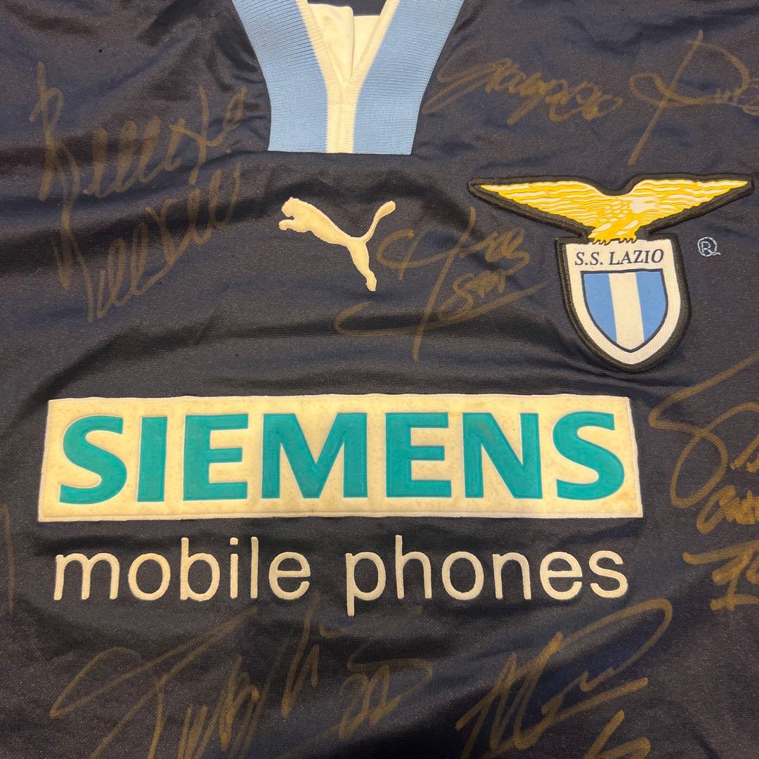 ※値下不可　S.S. Lazio ラツィオ　サイン入りユニ