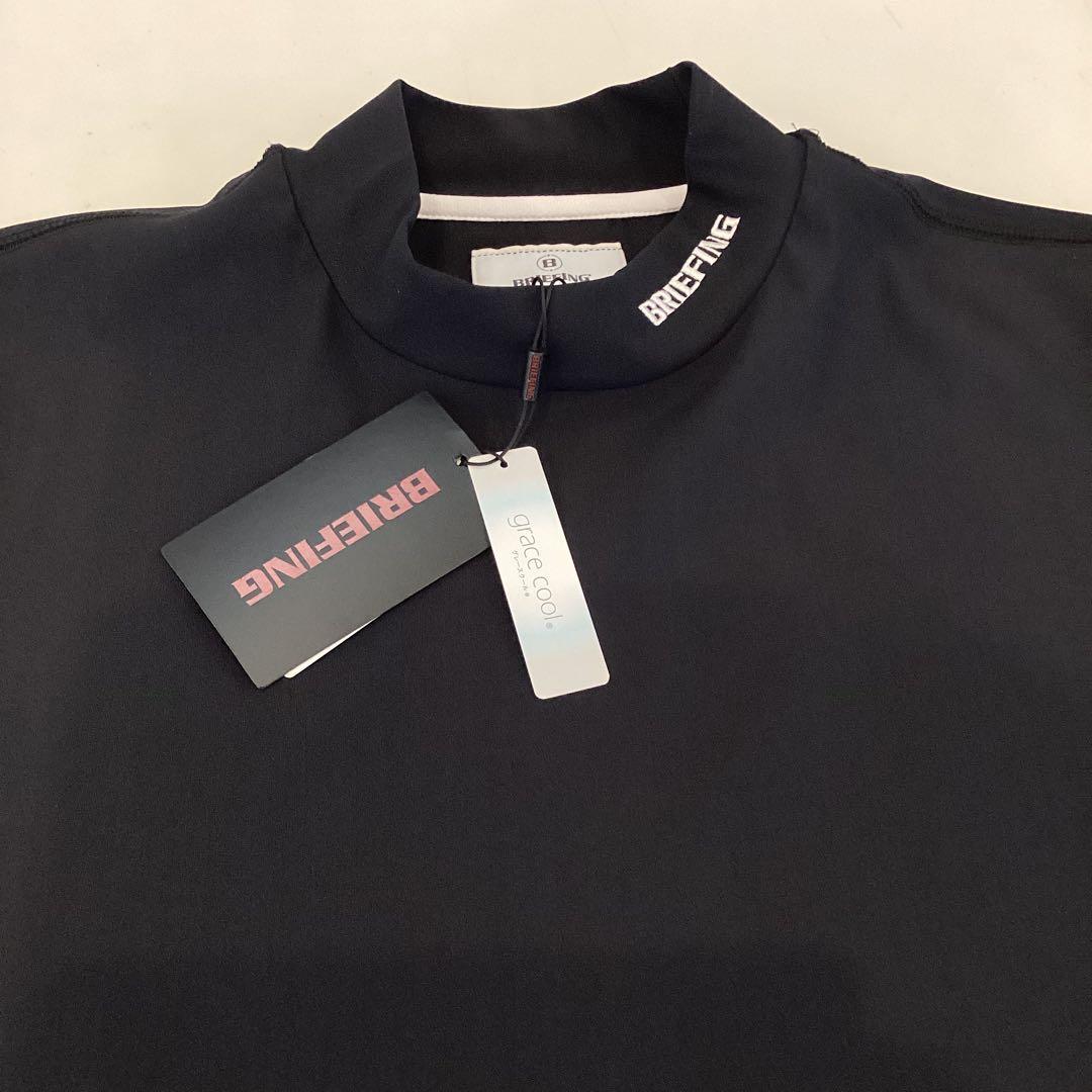 新品　BRIEFING サイド　ロゴライン　ハイネック　ワンピース