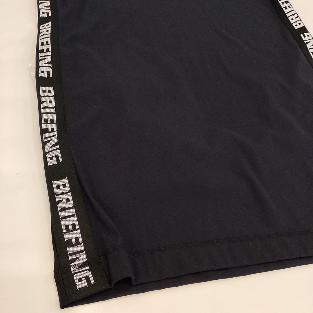 新品　BRIEFING サイド　ロゴライン　ハイネック　ワンピース