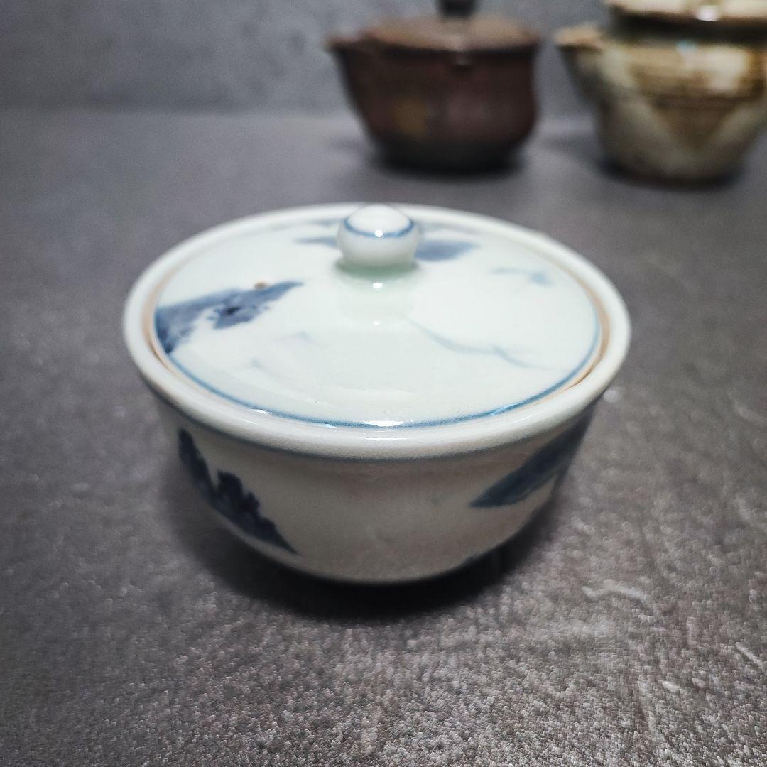 急須　宝瓶　備前焼　染付など　3点まとめ