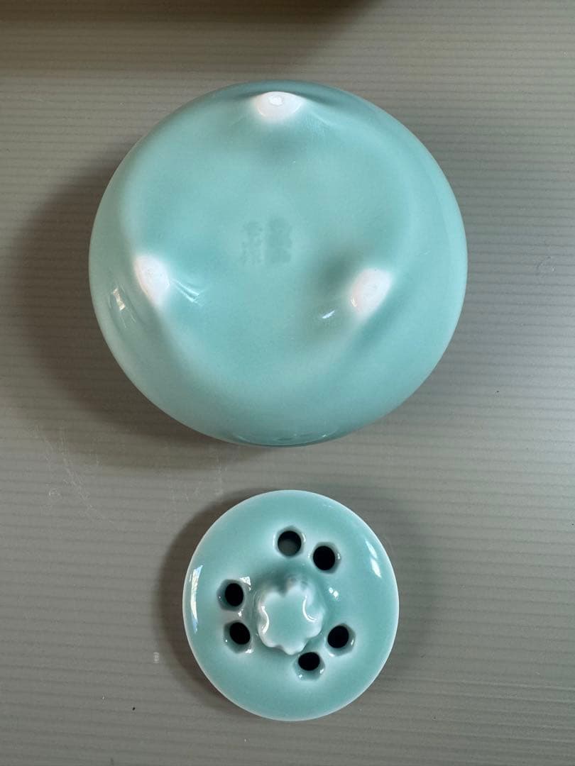 1545 鍋島焼　青磁　香炉　未使用
