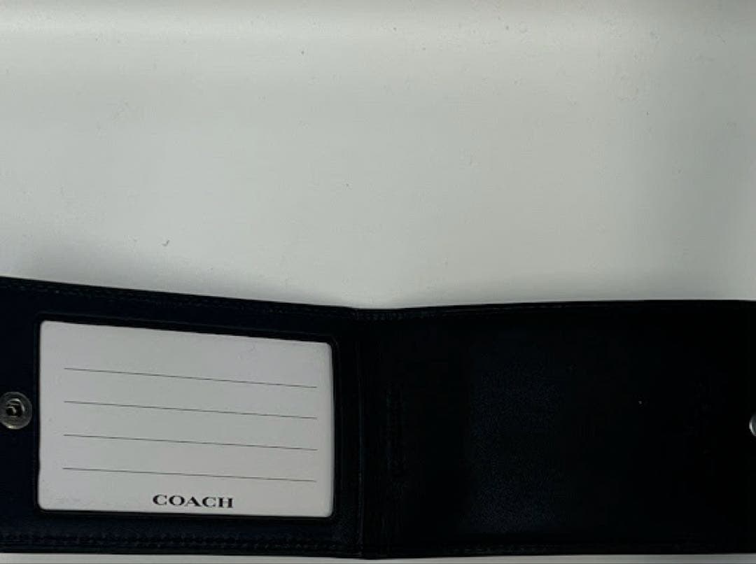 ☆正規品☆ COACH ネームタグ シグネチャー ラゲッジタグ グリーンマルチ