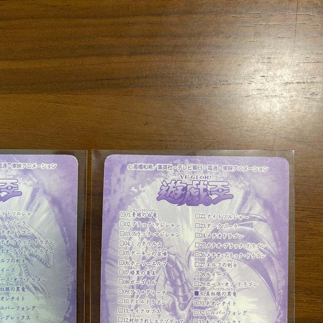 遊戯王　青眼の白竜　真紅眼の黒竜　シールダス　セット