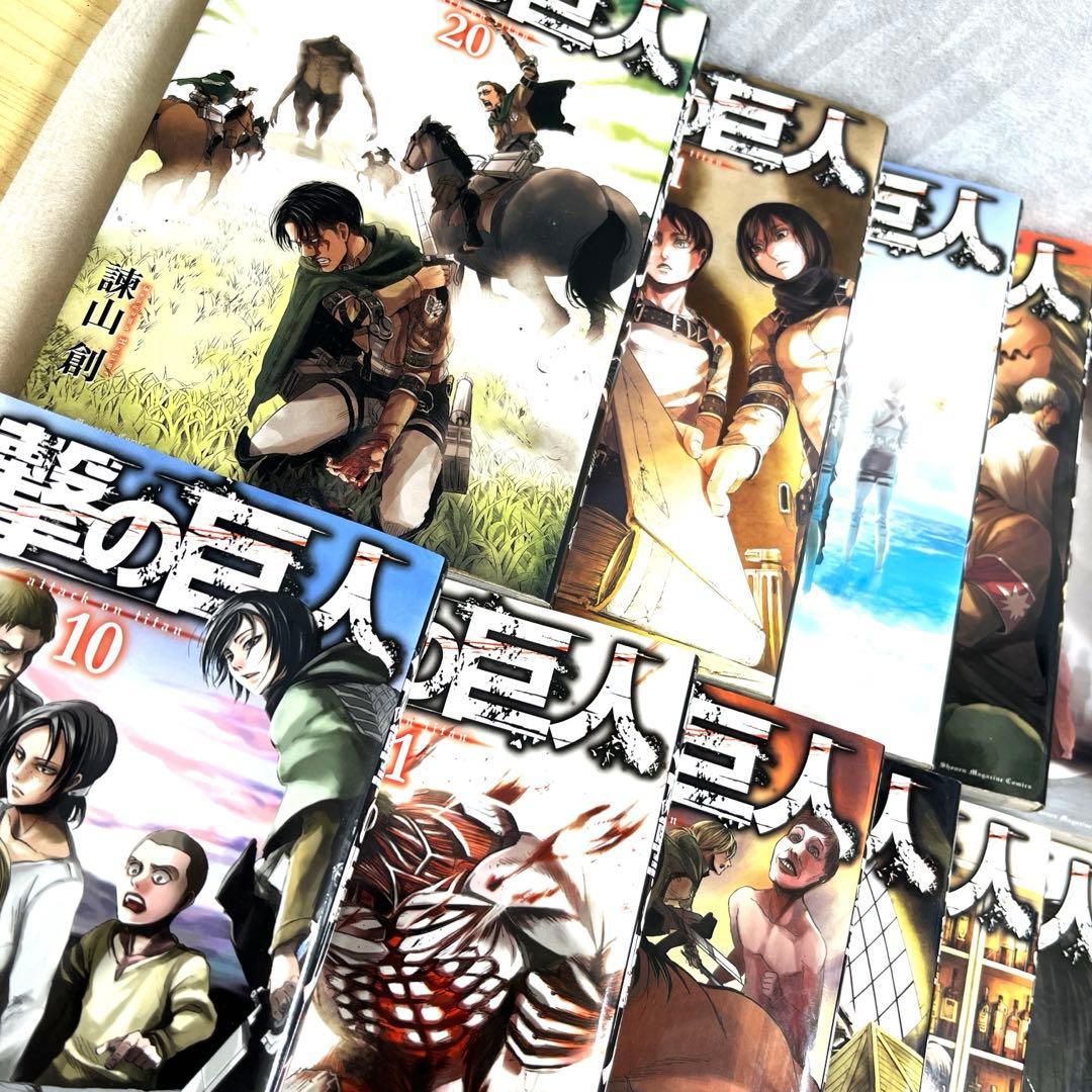 【まとめ売り】進撃の巨人1巻-29巻 スピンオフ1巻-4巻 悔いなき選択1巻2巻