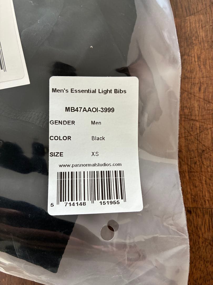 PAS NORMAL STUDIOS Essential ビブショーツ XS