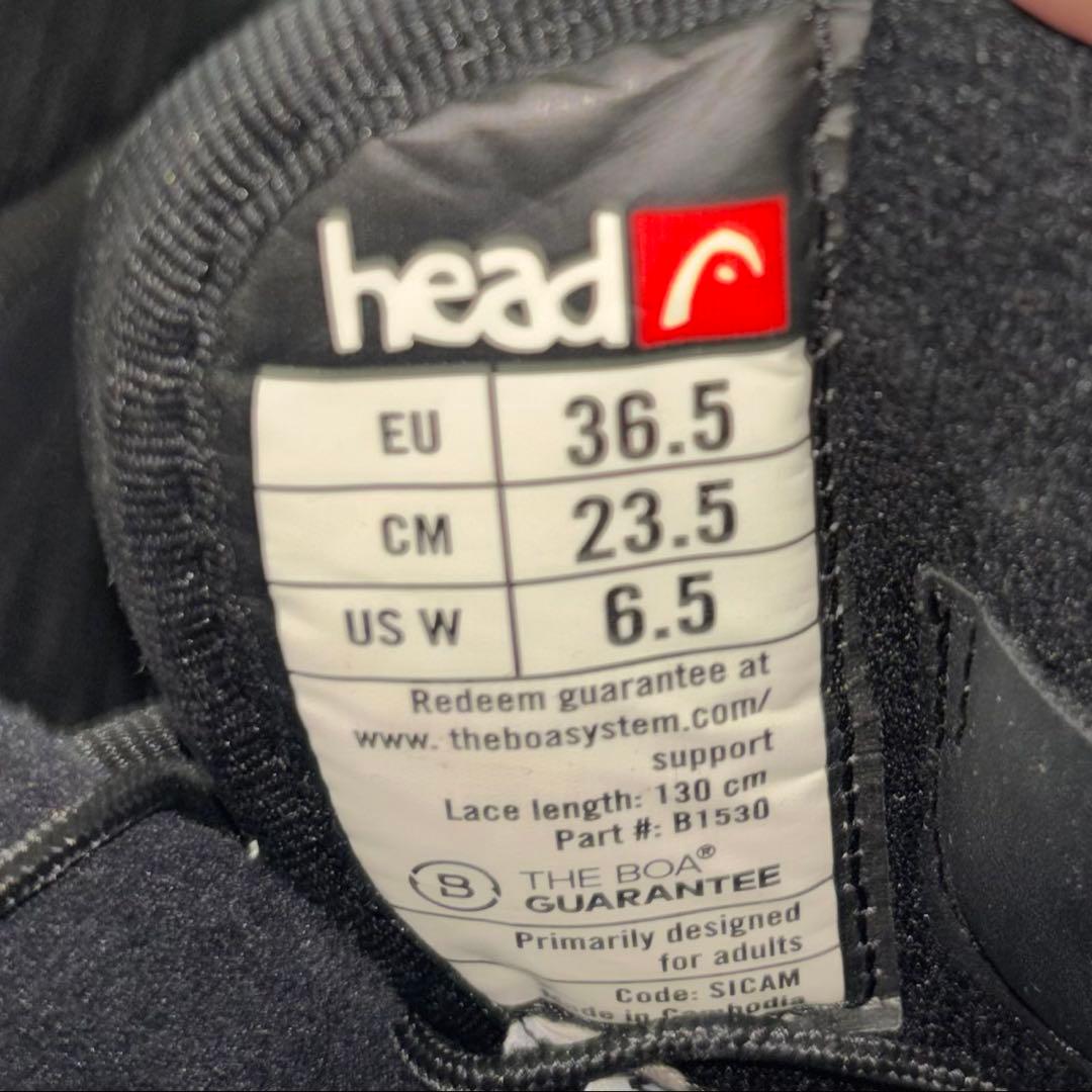 【美品】HEAD GALORE BOA スノーボードブーツ 23.5 レディース