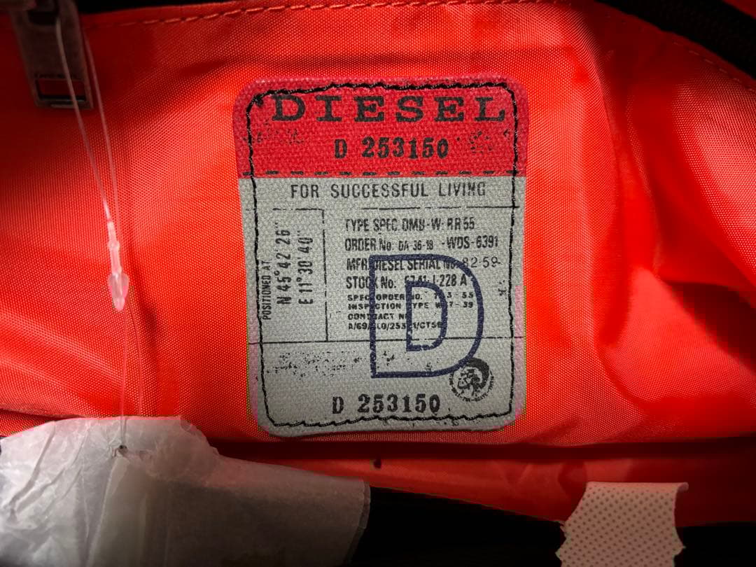 DIESEL 迷彩柄 ボストンバッグ B.R.G.Z. 35042