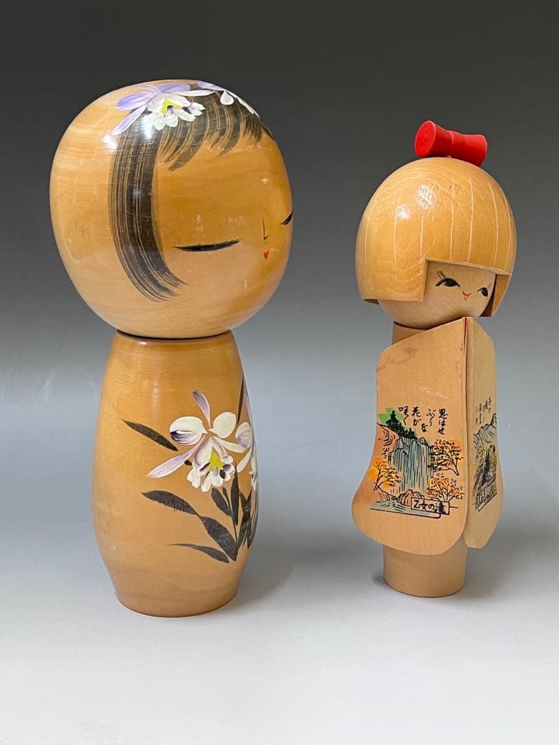 M850 M851 まとめ売り　chusan　こけし 佐藤翠崕　創作こけし