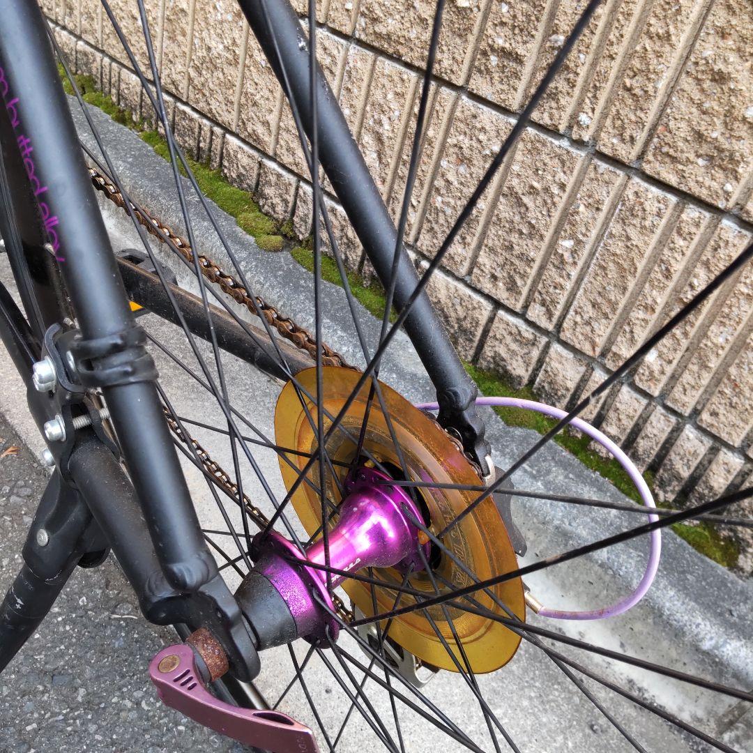 Fuji ロードバイク ブラック/パープル