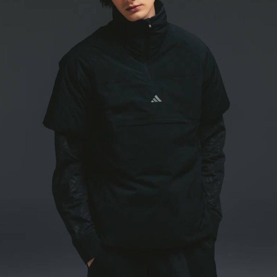 Adidas 撥水　アノラック　ハイネック　半袖ダウンジャケット　タグ付き
