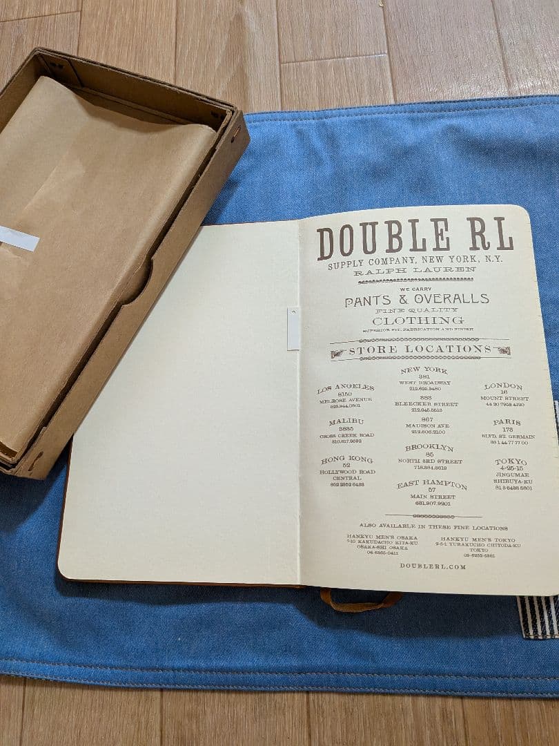 RRL レザーノート　新品未使用