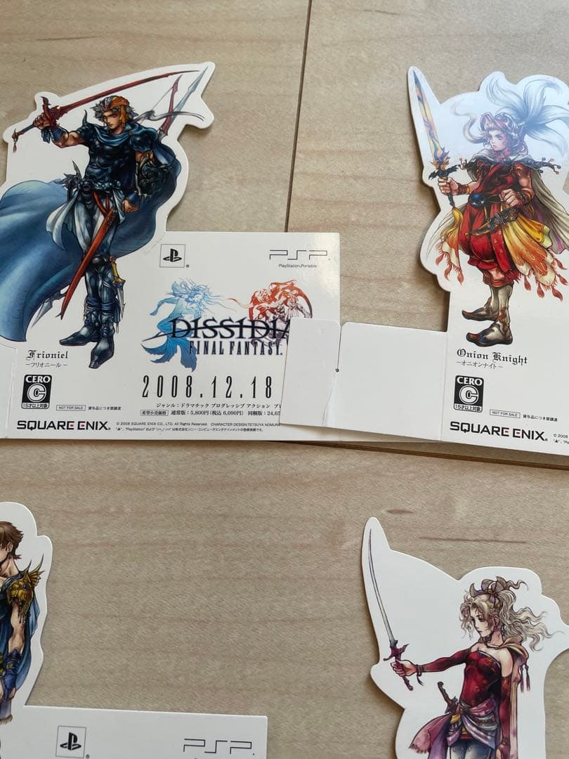 ディシディアファイナルファンタジー　店頭ポップセット