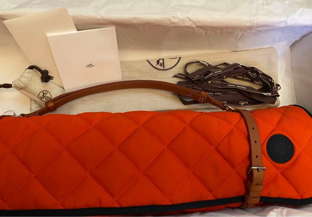 Hermès エルメス 犬用マット （フー / ネイビー）