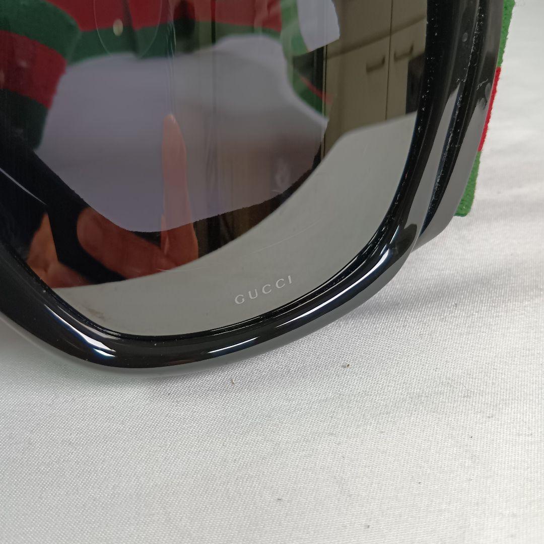 希少 GUCCI グッチ スキーゴーグル シェリーライン 黒 美品 Y2K完売品