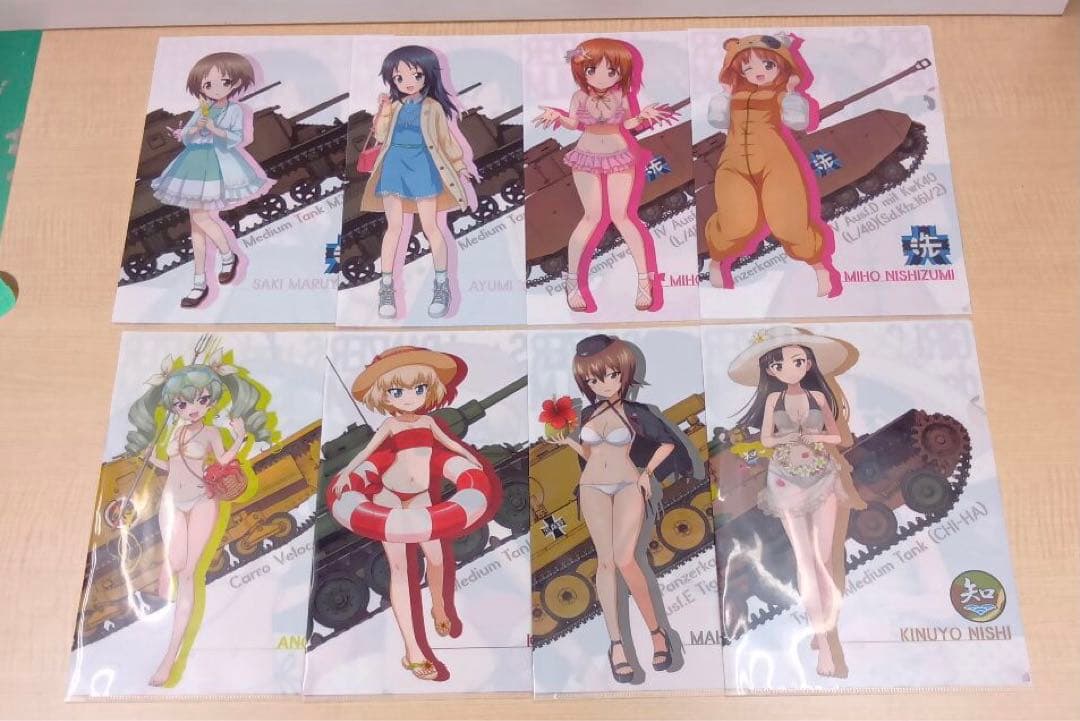 ❶一番くじ ガールズ＆パンツァー 戦車道大作戦！ クリアファイルセット 62枚