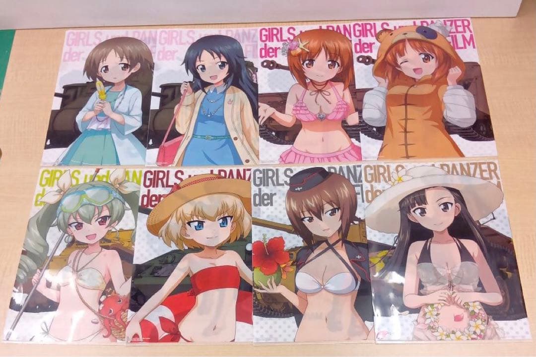 ❶一番くじ ガールズ＆パンツァー 戦車道大作戦！ クリアファイルセット 62枚