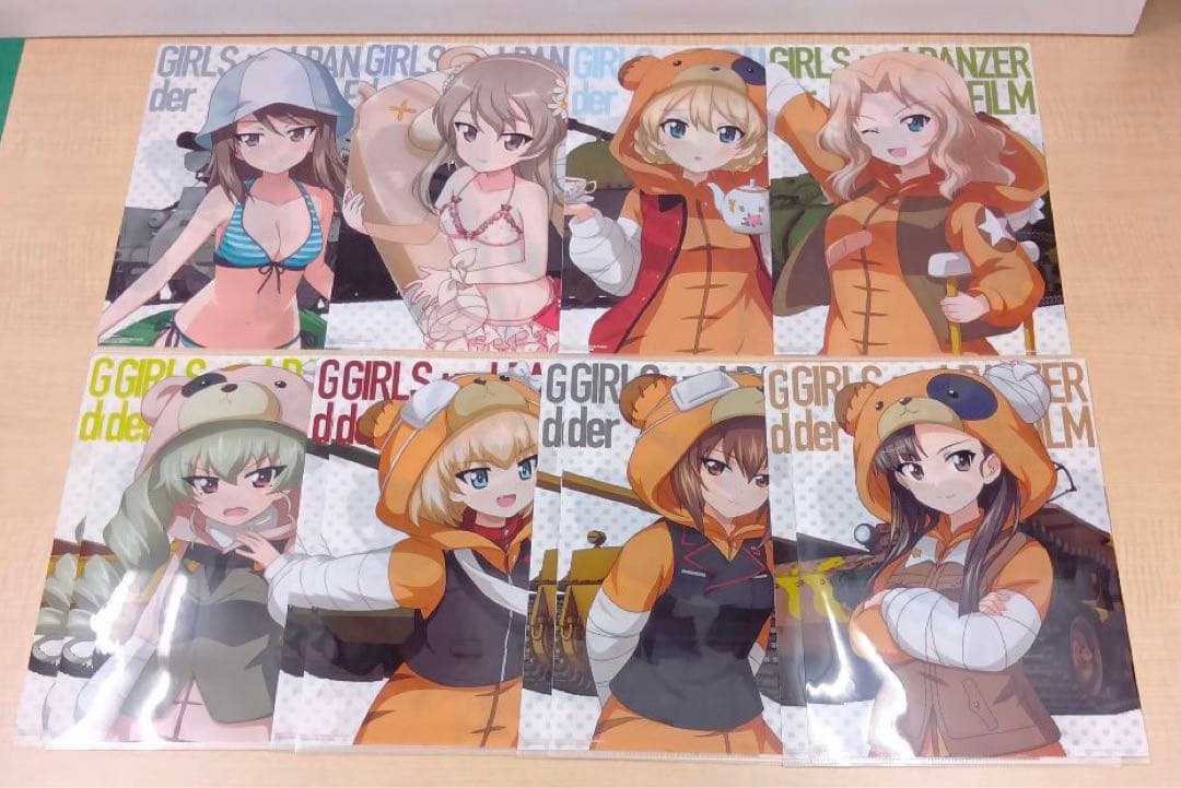 ❶一番くじ ガールズ＆パンツァー 戦車道大作戦！ クリアファイルセット 62枚