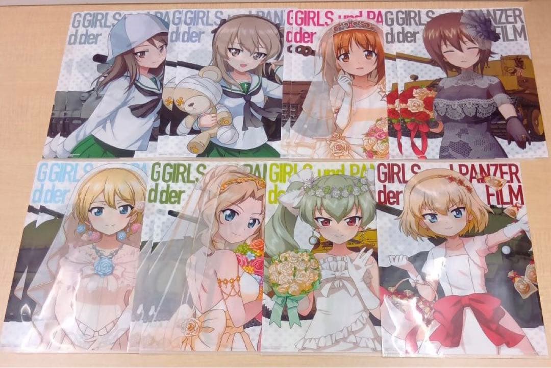 ❶一番くじ ガールズ＆パンツァー 戦車道大作戦！ クリアファイルセット 62枚
