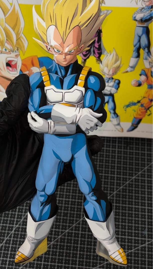 ★ドラゴンボール ベジータ　イラスト風 2D リペイント 二次元彩色　フィギュア