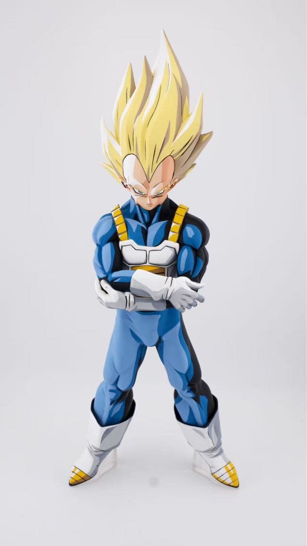 ★ドラゴンボール ベジータ　イラスト風 2D リペイント 二次元彩色　フィギュア