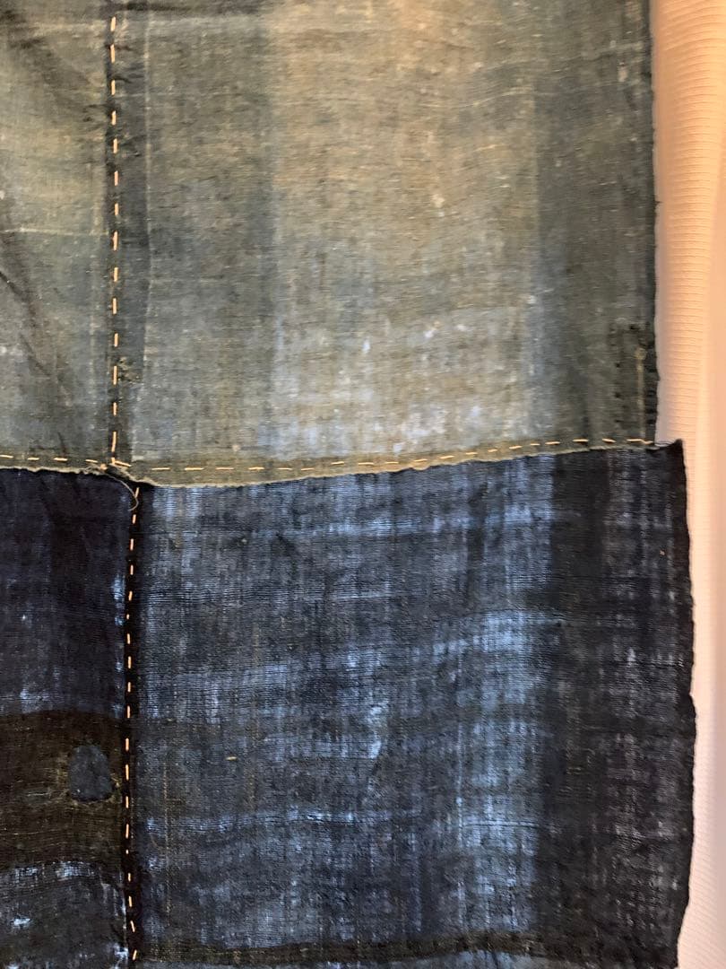 古道具インディゴパッチワーク生地