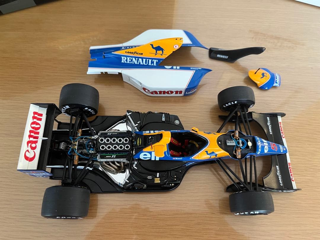 EXOTO 1/18 ウィリアムズ ルノー FW14B #5マンセル