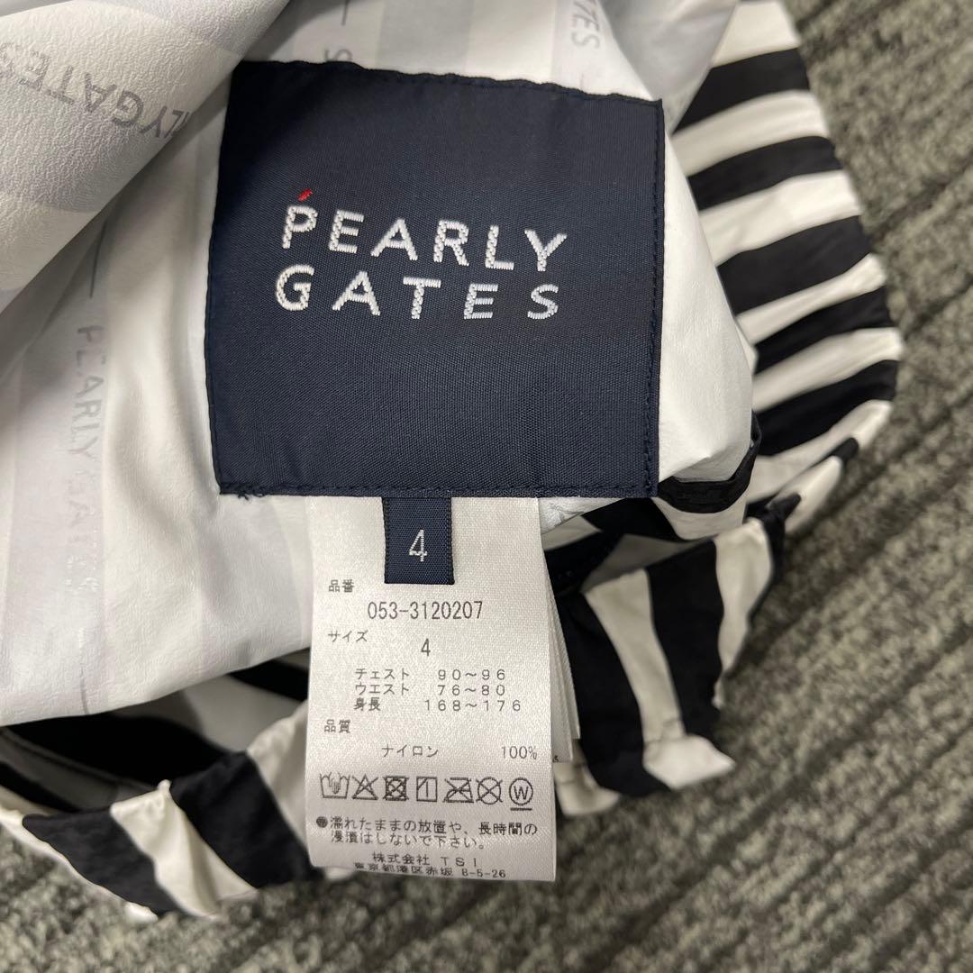 パーリーゲイツ  ブルゾン　ストライプ　シャツ風