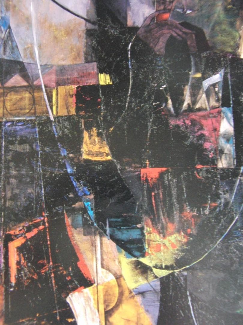 鶴岡義雄、【HARMONY】、希少な額装用画集より、新品額装付