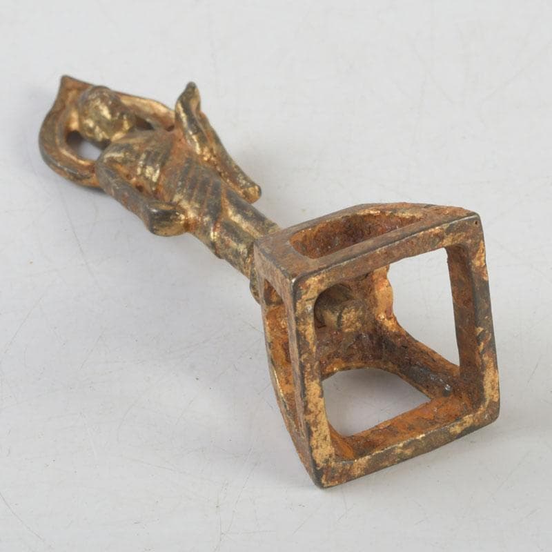 仏教美術　古銅鍍金　朝鮮仏　仏像　置物　V　9578