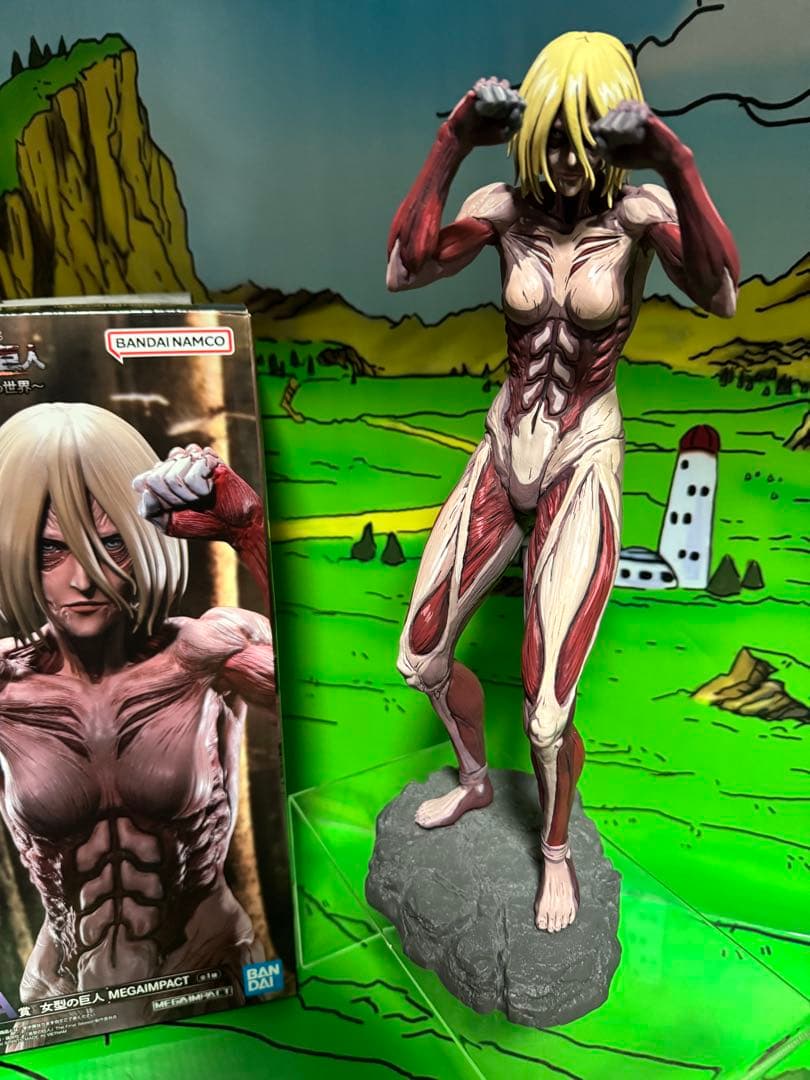 ✨　一番くじ　進撃の巨人　A賞 女型の巨人 二次元　リペイント　フィギュア　✨