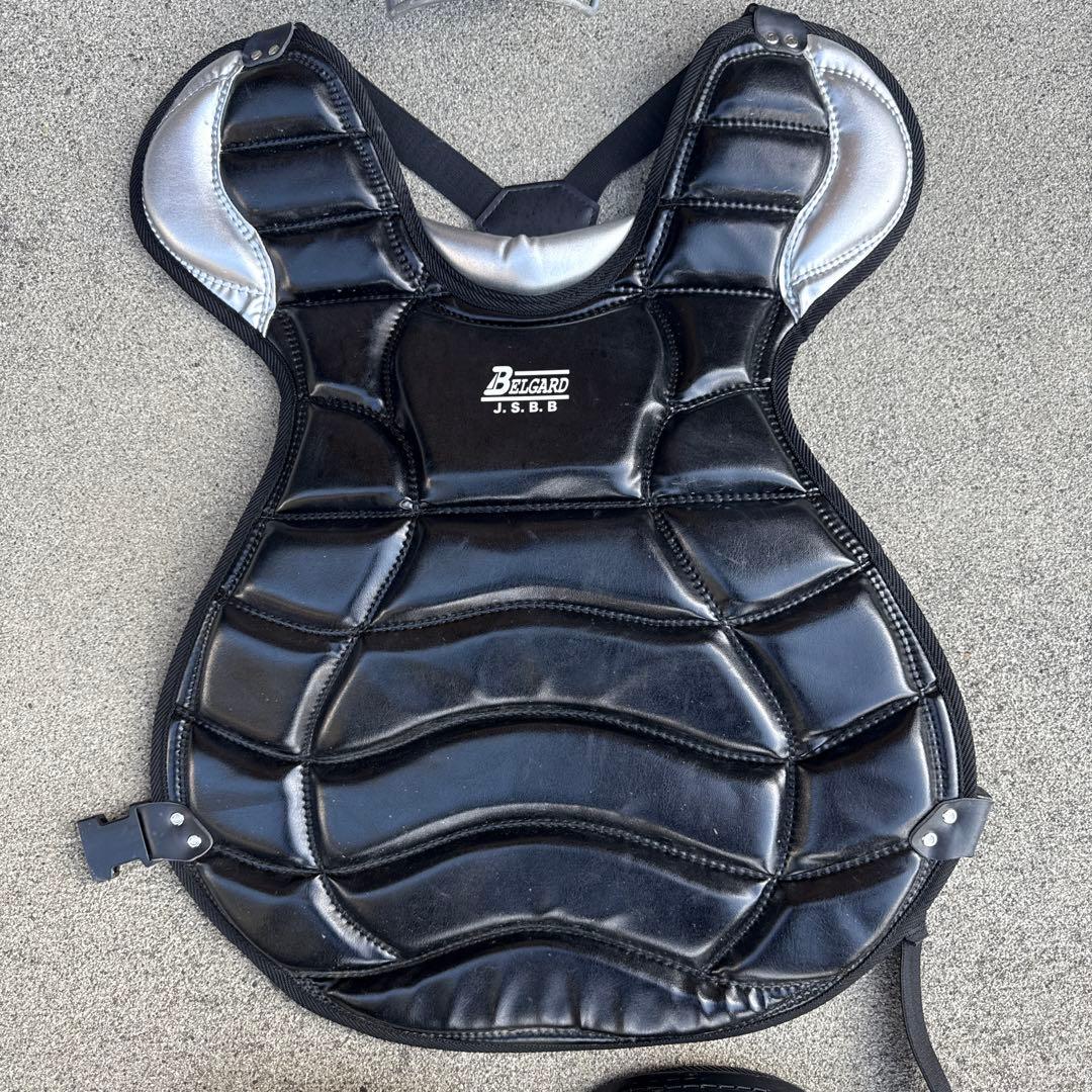 ベルガード（BELGARD） 野球 軟式用 キャッチャー防具 3点セット
