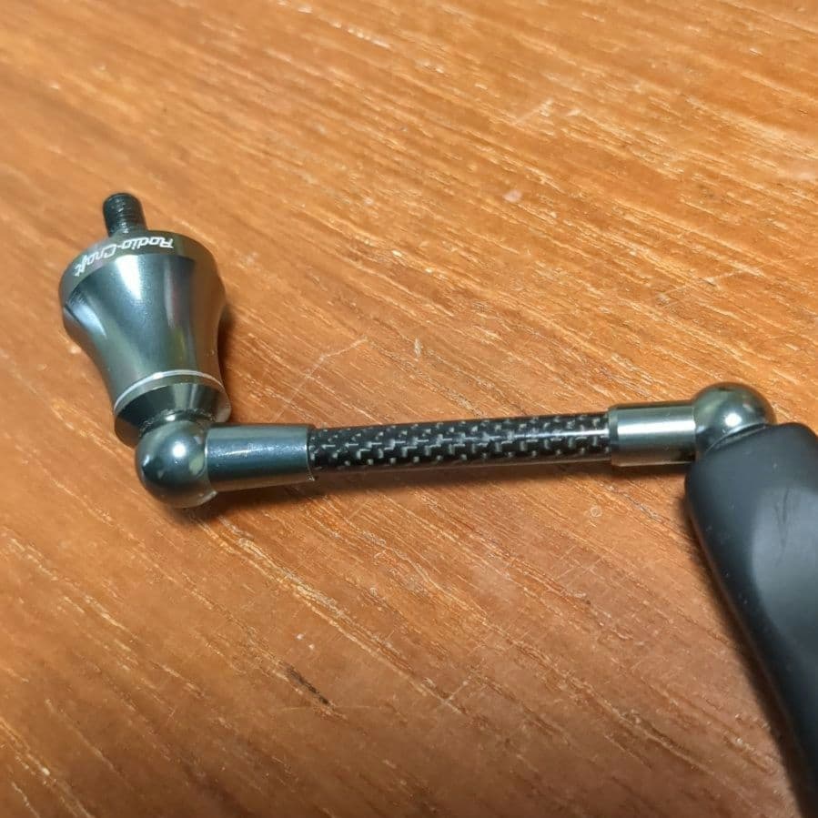 ロデオクラフト RCシングルカーボンハンドル 48mm シマノ用 ノブ社外品