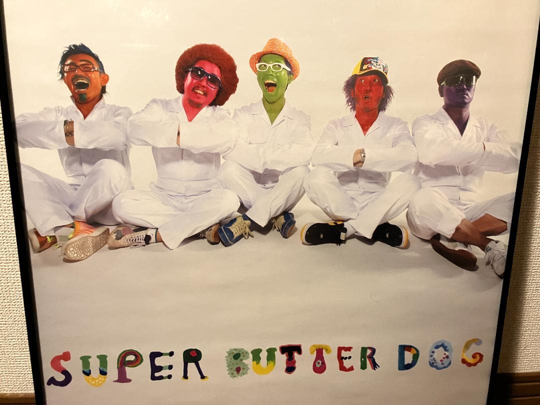 タワレコ限定！０８年 スーパーバタードッグ ハナレグミ レキシ 額付 ポスター