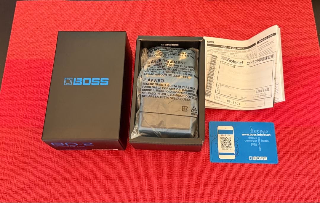 美品 BOSS BD-2 Blues D ギターエフェクター おまけ付