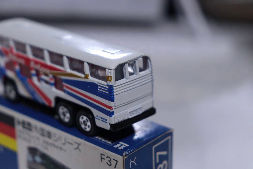 日本製　トミカ　外国車シリーズ　ネオプランバス　スカイライナー　青箱　F37