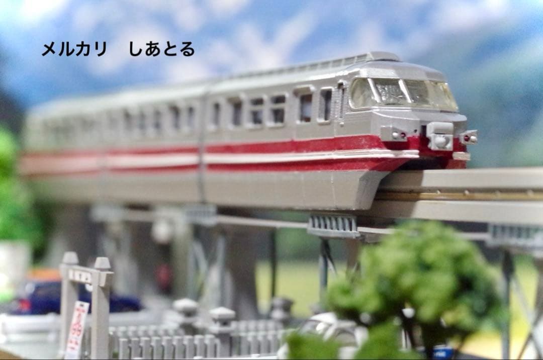 名鉄 犬山モノレール 鉄道ジオラマ展示台 ☆Nゲージ ☆鉄道模型